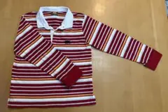 CANTERBURYラガー長袖ポロ size130コットン100%