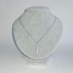 ♥️ラインストーンバーのシンプルペンダント♪　ハンドメイド