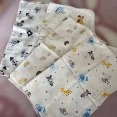 ガーゼてぬぐい　 4枚セット