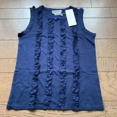 ルクク　タンクトップ　150 新品　カットソー　フリル