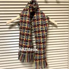 WIZ'deux チェック柄マフラー　4