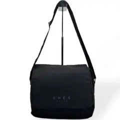 極美品　GRES　Paris グレ　ショルダーバッグ　ナイロン　ブラック