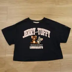 短丈✨️しまむら トムとジェリー ティム Tシャツ 130cm ロゴスデイズ