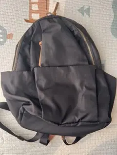 ブラックナイロンリュック グローバルワーク