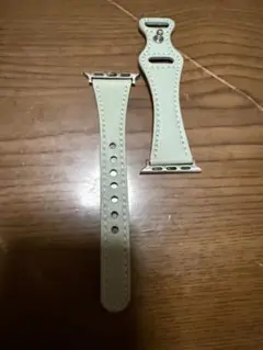 Apple Watch レザーバンドセット ミントグリーン・ブラウン