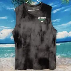 Under Armour タンクトップ 2XL グレー/ブラック　大きいサイズ￼