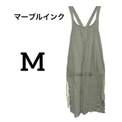 マーブルインク サロペット ジャンバースカート チュニック オリーブ /250
