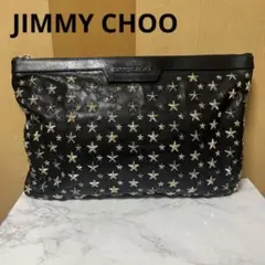 正規品☆ジミーチュウ クラッチバッグ 星スタッズ 黒 バッグ 財布 小物