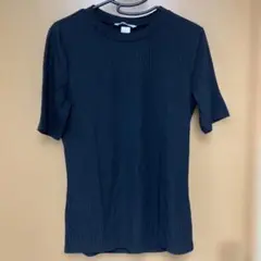 H&M カットソー　ブラック