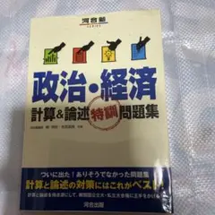 政治経済計算&論述特訓問題集 河合出版 政経