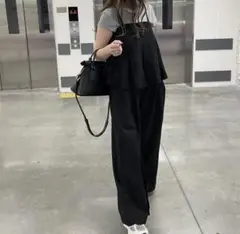 セレクトショップk Flare camisole setup(Black)