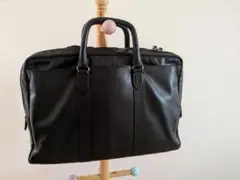 メンズビジネスバッグ レザー 本革 黒 吉田カバン ビンテージ A4