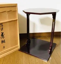 輪島塗 茶平一斎 寿棚 共箱 茶道具