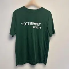 TEXT EVERYONE -WHISKEY Tシャツ　半袖　古着