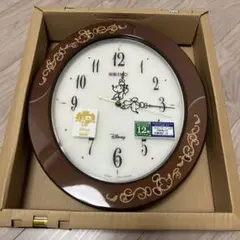 明日までの出品。新品未使用。SEIKO ディズニーキャラクター 時計 12インチ