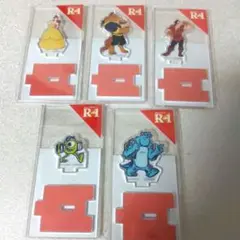 【匿名発送】明治R-1　美女と野獣＆モンスターズ・インク　アクスタ　5点セット