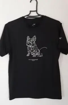 CALL&RESPONSE Tシャツ フレンチブルドック ブラック Sサイズ