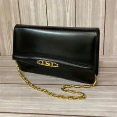 【美品】CELINE セリーヌ ショルダーバッグ レザー ヴィンテージ品 黒