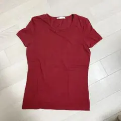 PAULE KA リボン付きレッドTシャツ FREE