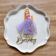 ラプンツェルケーキトッパー　プリンセスケーキ飾り