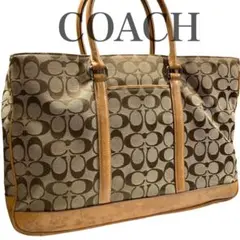 コーチ COACH ビジネスバッグ トート キャンバス シグネチャー 0162
