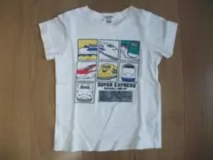 【中古品です】新幹線 Tシャツ 2枚セット 100～110cm（小さめです）