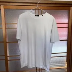 定価1.5万　Theory ホワイト Tシャツ M ビジネス可　ストレッチ