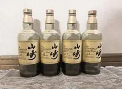 サントリー山崎12年 700ml 空き瓶 4本