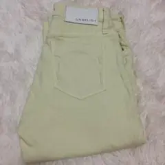 【ほぼ未使用】スキニーパンツ♡イエロー