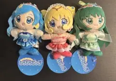 3種　ぴちぴちピッチ ぬいぐるみマスコット るちあ 波音 リナ ナムコ限定