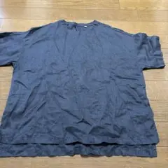 無印　リネンシャツ
