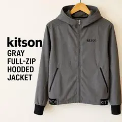 【美品】kitson ジップアップパーカー レディース Mサイズ グレー