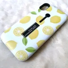 ラスト一点☆　檸檬柄　iPhoneケース