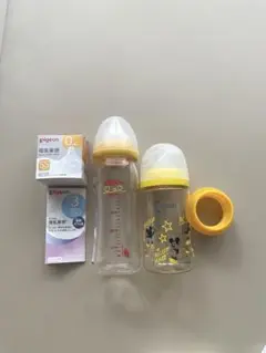 Pigeonピジョン 哺乳瓶240ml 2本・乳首付き