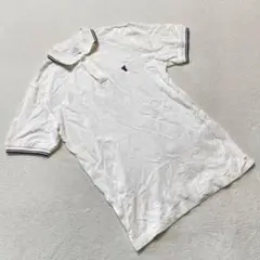 コーエン ポロシャツ刺繍口ゴ 白綿100% カジュアルM