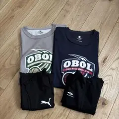 OBOL バスケ用Tシャツとインナーのセット