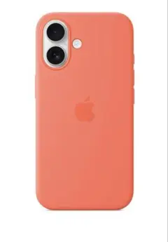 MagSafe 対応iPhone16シリコーンケース - タンジェリン 純正