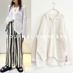 新品タグ付き JOURNAL STANDARD ペーパーヤーン MESH シャツ