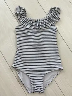 キッズ　水着　ボーダー　98-104