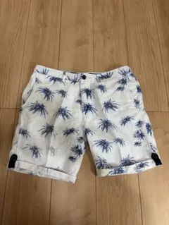 ZARA パームツリー柄ショートパンツ
