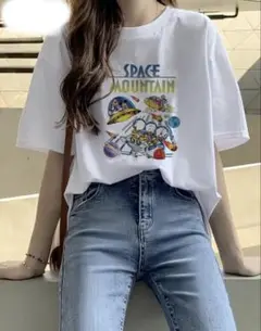 SPACE MOUNTAIN Tシャツ XXL ホワイト