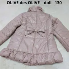 OLIVE des OLIVE　doll バックリボン　中綿　ダウンコート