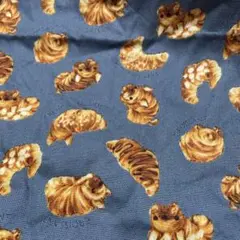 フレンチブルドッグ生地パン柄