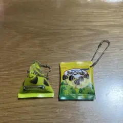 平成レトロ　meiji 明治　お菓子　シャカシャカキーホルダー　ガチャガチャ