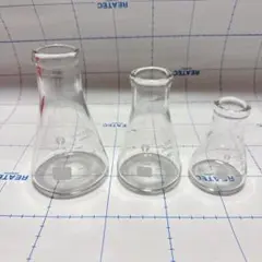 【訳あり】三角フラスコ ガラスインテリア50ml/100ml/150ml