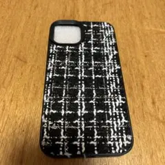 ハンドメイド ツイード iPhone13ケース