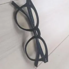MUJI メガネ DFD28A4S-009 ブルーライトカット 黒
