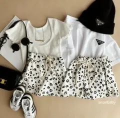 anonbaby レオパードスカート 90サイズ