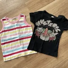 Hysteric miniタンクトップ・Tシャツ 90サイズ　2点セット