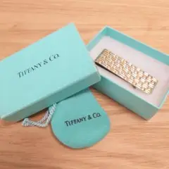 【希少】TIFFANY ティファニー マネークリップ 925/750 18金